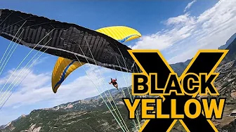 Black x Yellow | Freestyle paragliding tricks